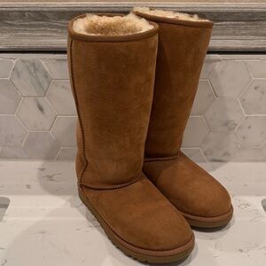 Ugg Classic Brown Shearling-Lined Boots